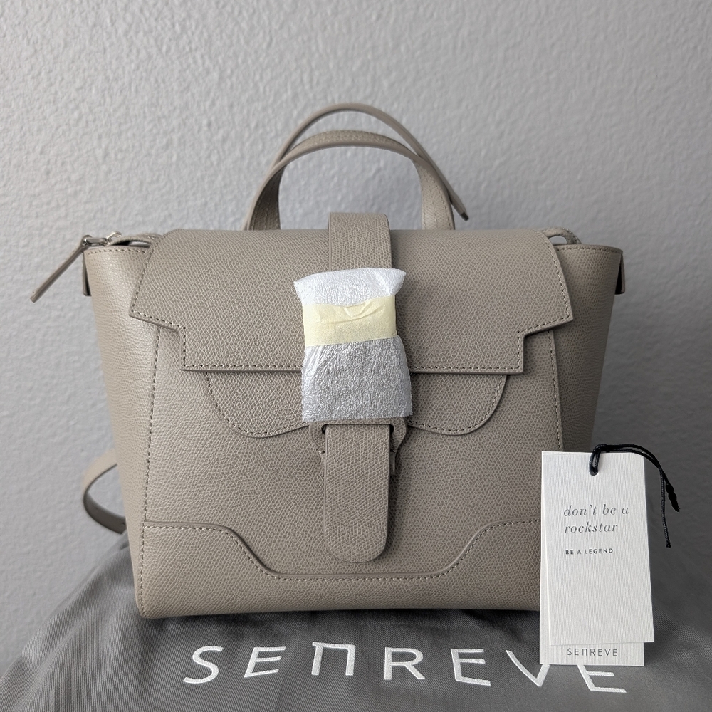 New Senreve Mini Maestra in Pebbled Sand
